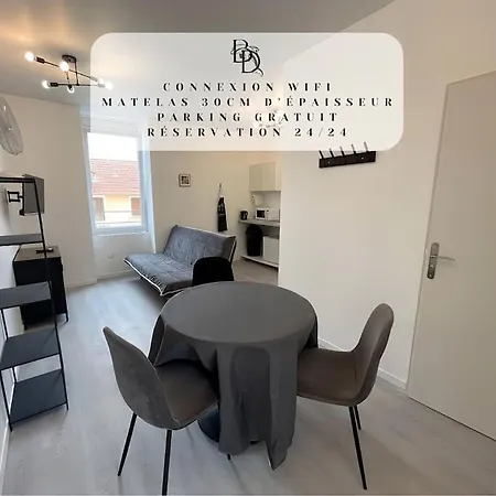 Appartement B1 T3 60 M2 Cosy 7Min Proche Gares Roanne Exterior foto
